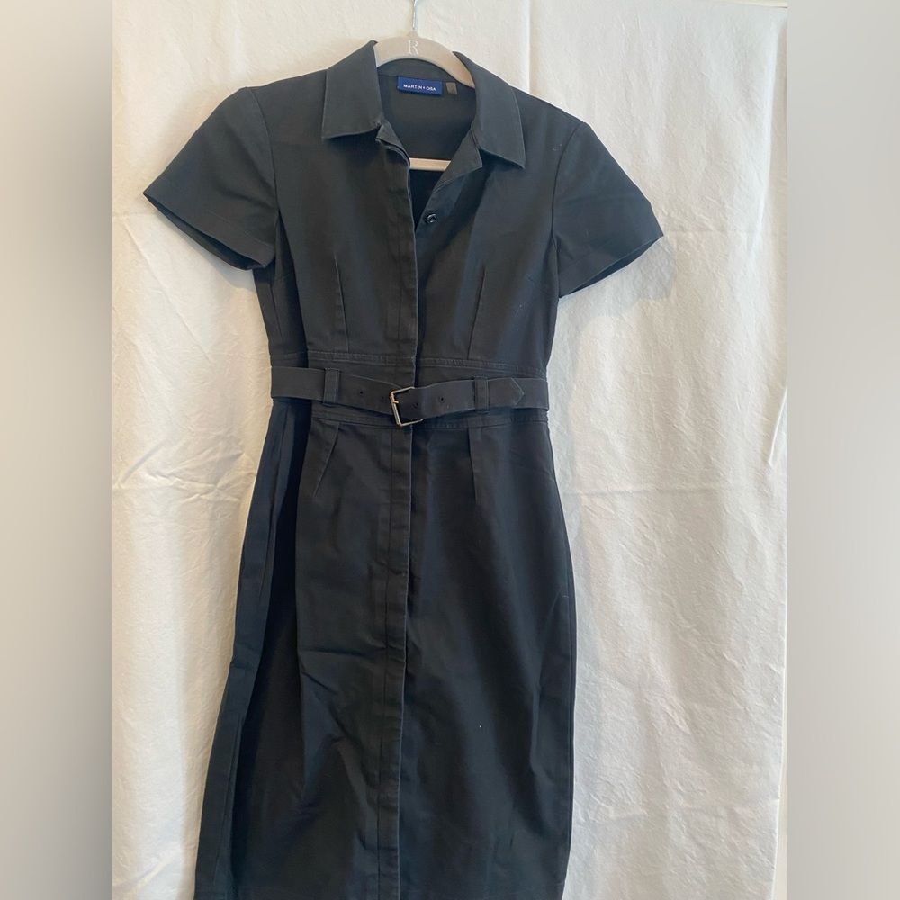 Martin + Osa Classic Black Dress